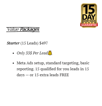Our Lead Services